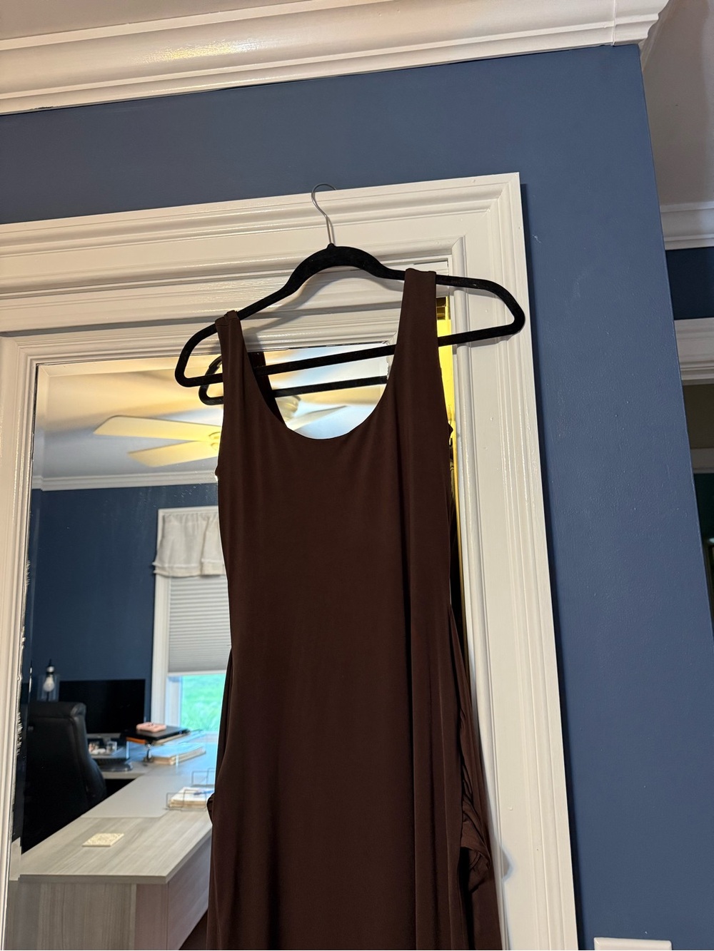 Hello Molly MAXIMUM STYLE MAXI DRESS BROWN - Picture 12 of 13